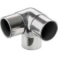 Lavi Industries Lavi Industries, Flush Elbow Fitting, Side Outlet, for 1.5" Tubing, Satin Stainless Steel 44-733/1H